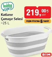HOBBY LİFE KATLANIR ÇAMAŞIR SELESİ 25 L HOBBY LİFE KATLANIR ÇAMAŞIR SELESİ 25 L